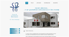 Desktop Screenshot of praxis-handrejk.de