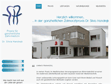 Tablet Screenshot of praxis-handrejk.de